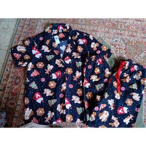 Old Navy Disney Size S Christmas Pajama Set NWT Mickey Minnie Donald